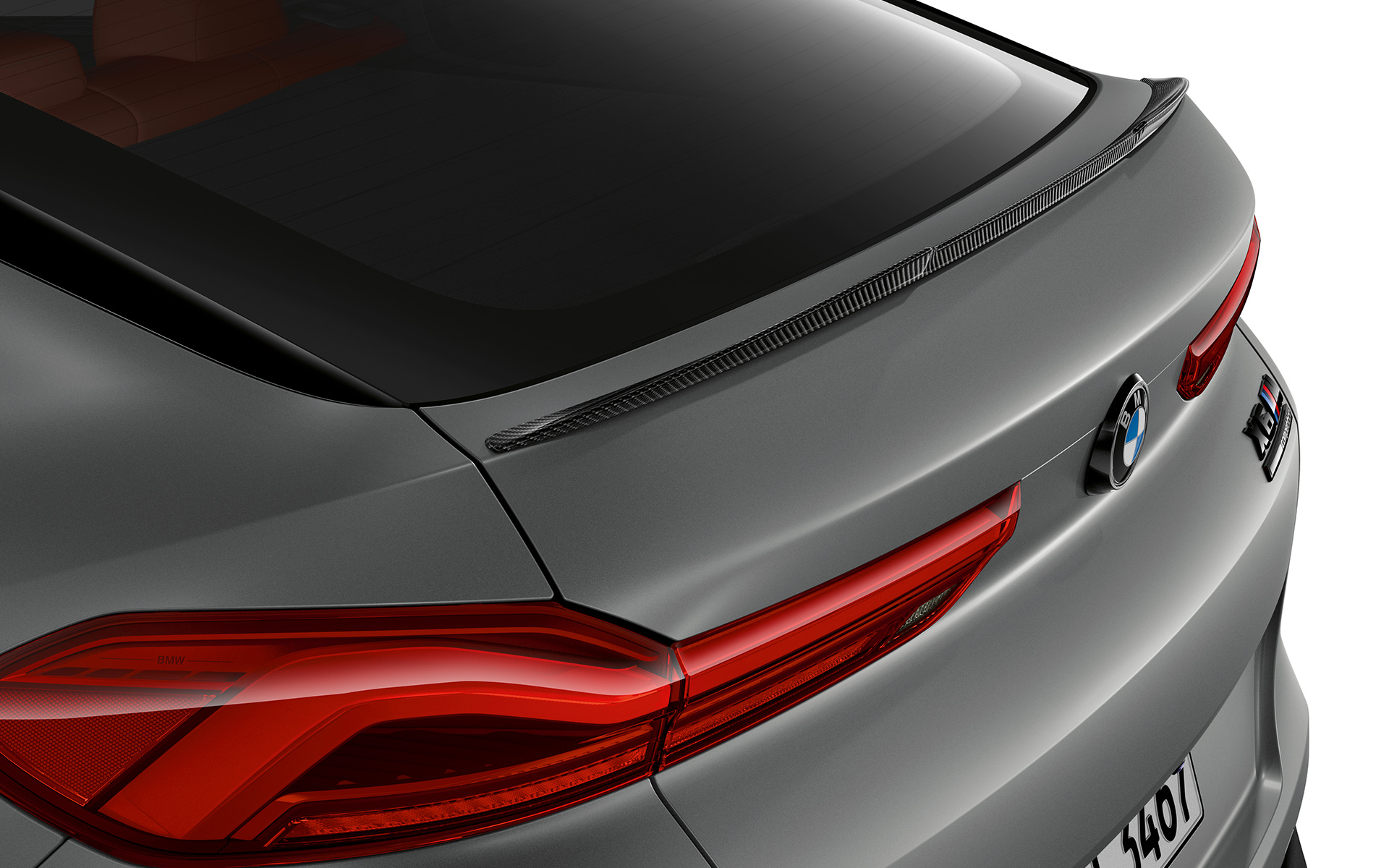 BMW X6 M Competition F96 2023 M Carbon rear spoiler