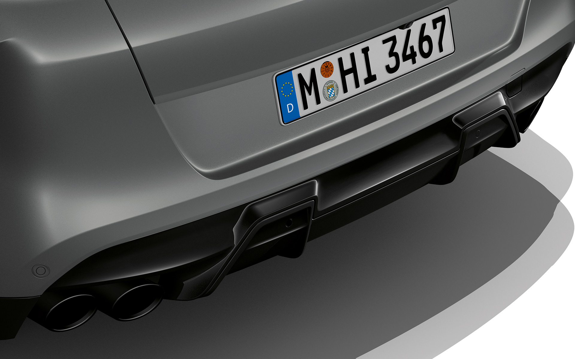 BMW X6 M Competition F96 2023 M sport exhaust system